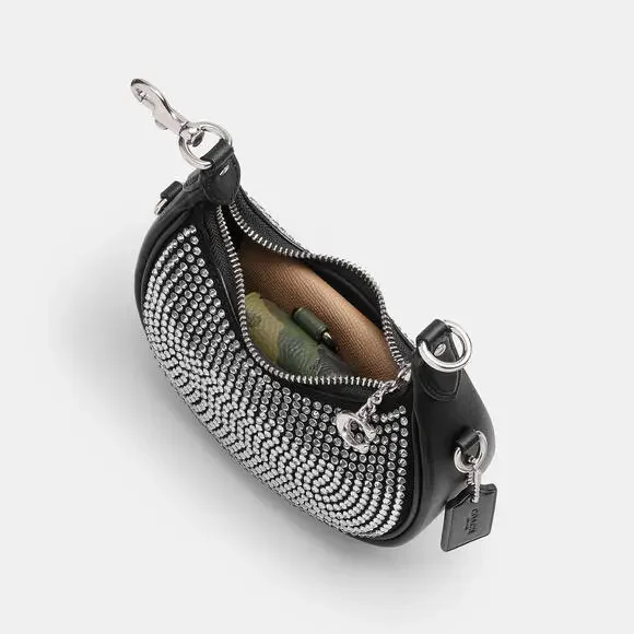 Coach Jonie Bag With Crystal & matching Crystal skinny id wallet - Picture 3 of 8